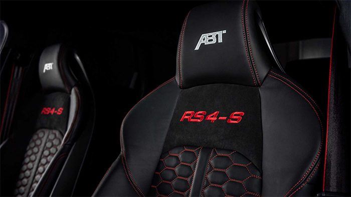Sièges de l'Audi RS4-S